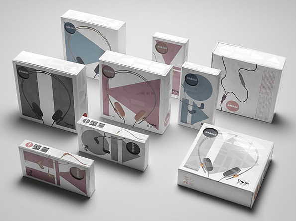 耳机包装的平面设计 美学与功能的完美融合