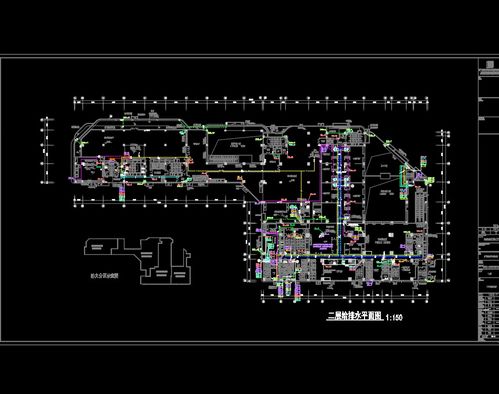 13.7万平商业办公酒店给排水消防喷淋设计图纸与高层建筑平面设计解析
